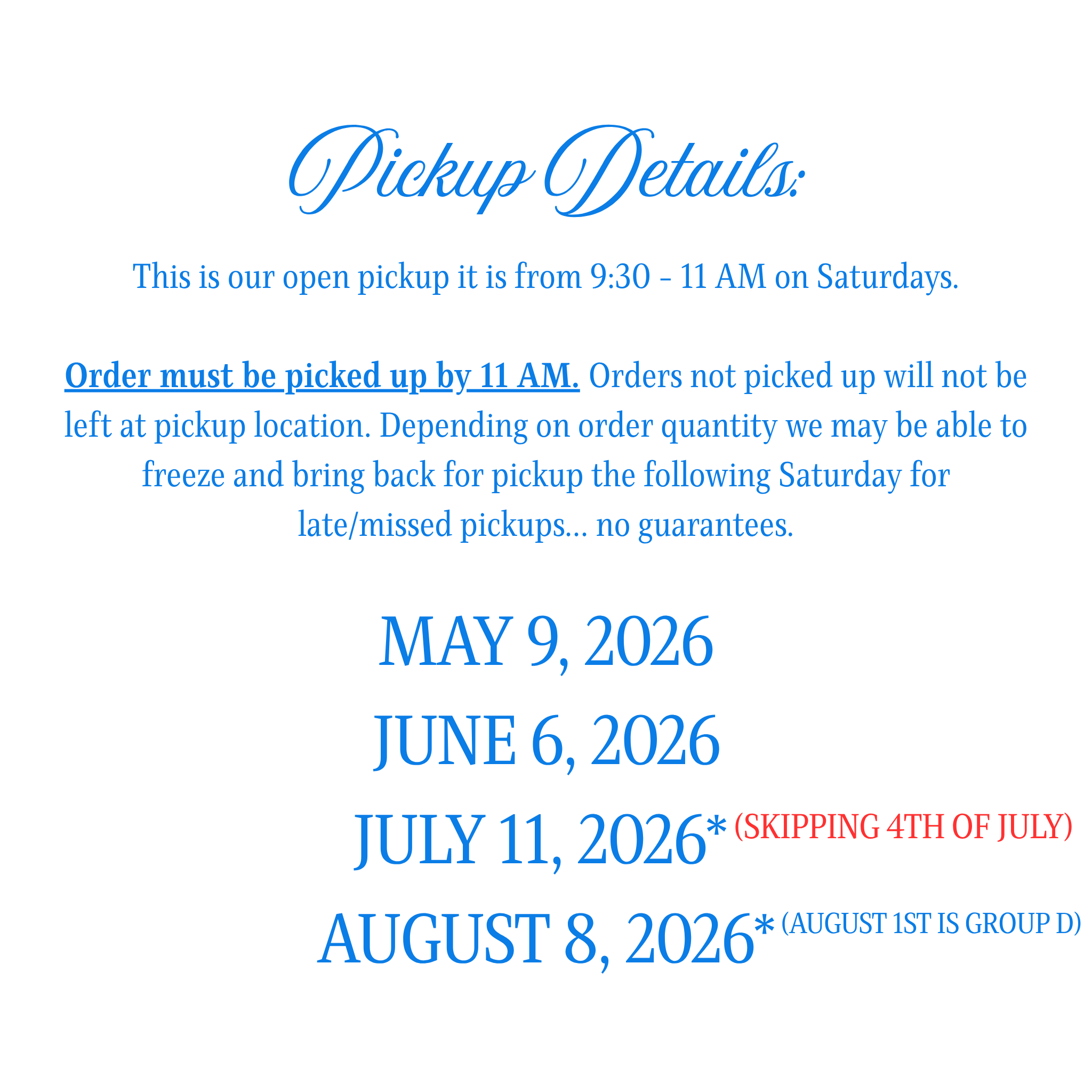 Monthly Dinner Box - Terrell, TX - Saturday Pickup A