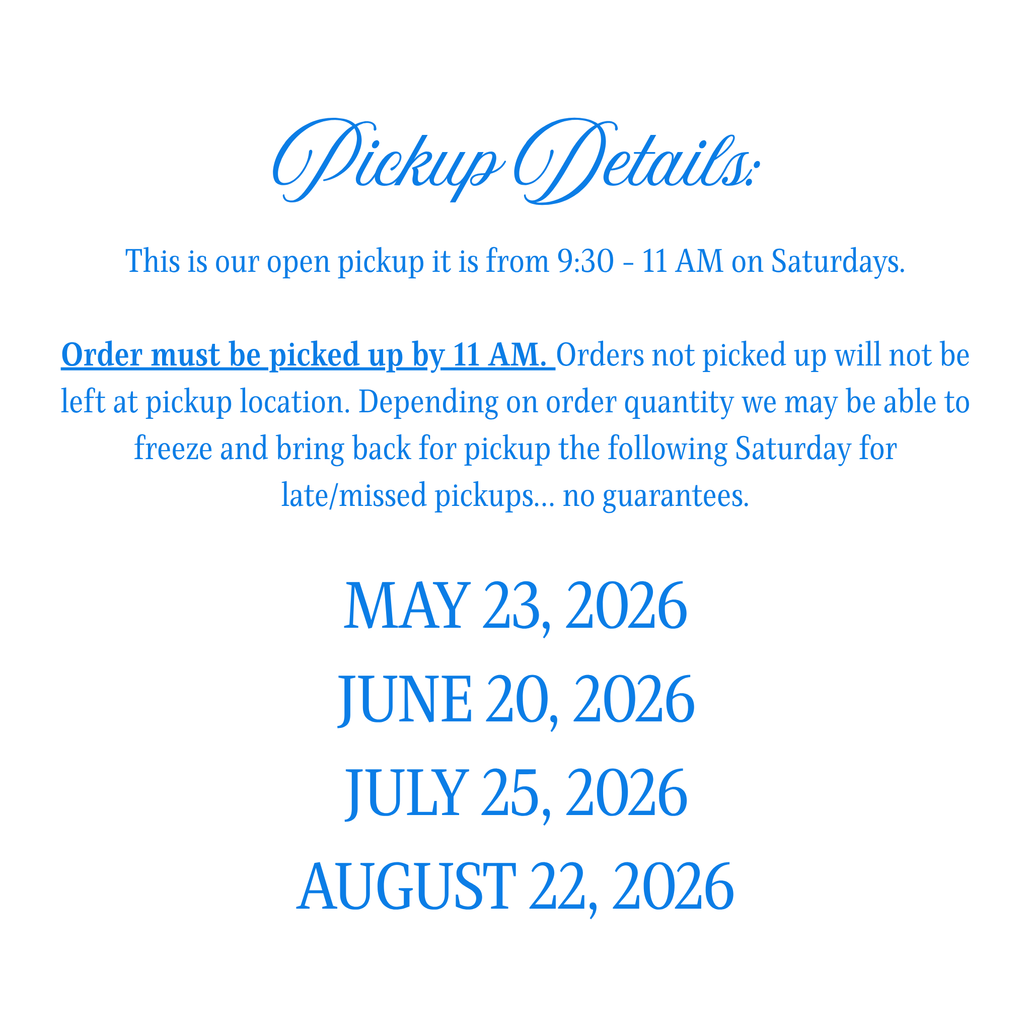 Monthly Dinner Box - Terrell, TX - Saturday Pickup C