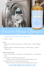 Castile Soap Recipes & Uses