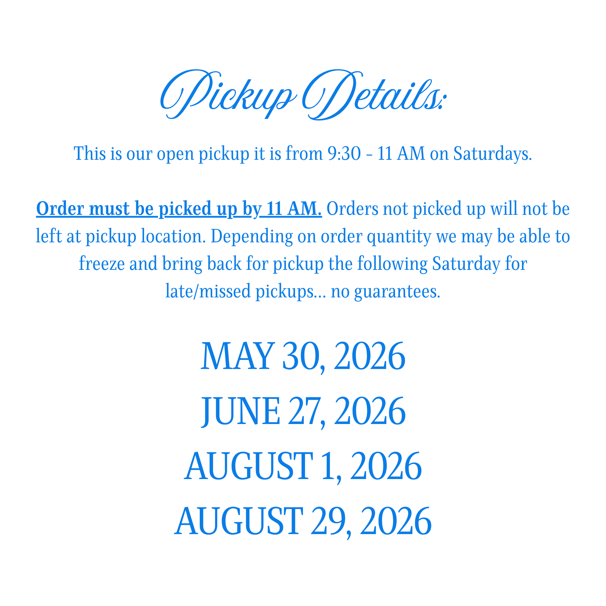 Monthly Dinner Box - Terrell, TX - Saturday Pickup D
