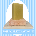 Rose Quartz Shaving Set